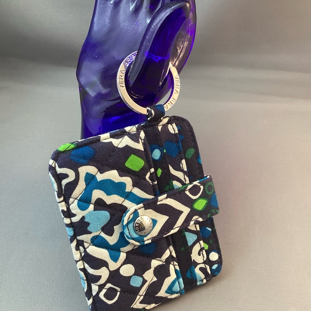 Vera Bradley blue ID, credit card case